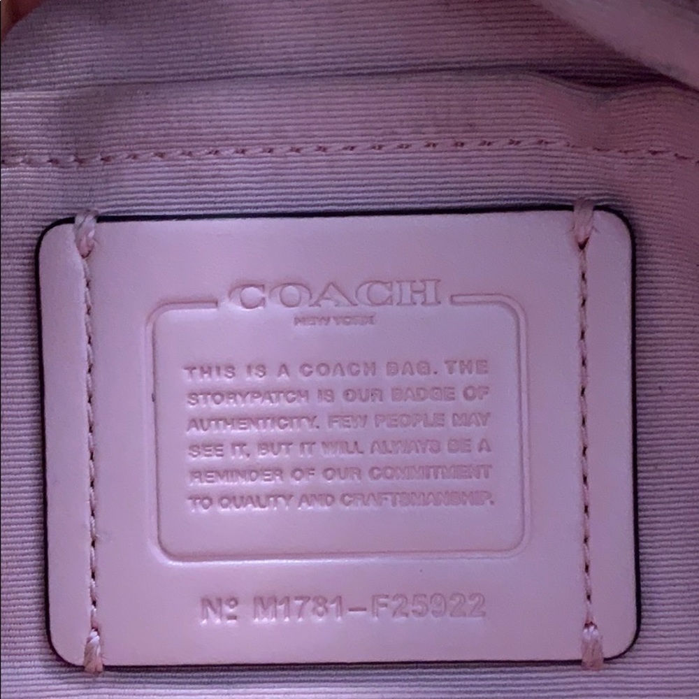 Authentic Pink Coach Purse. - Picture 3 of 3